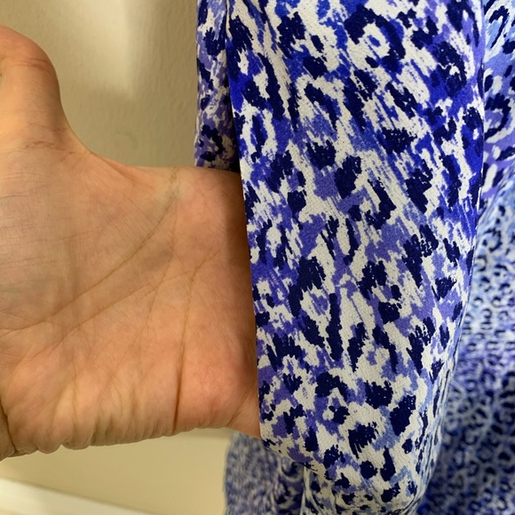 Rebecca Taylor Leopard sleeveless dress 8 - Picture 2 of 6